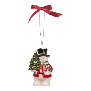 Spode Christmas Tree Snowman Ornament For Sale