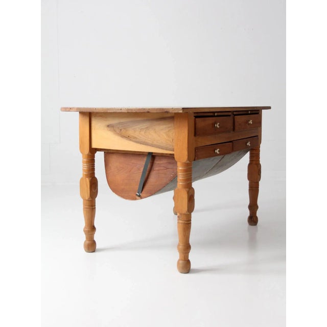 Antique Baker's Table For Sale - Image 11 of 13