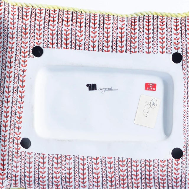 1970s Oggetti Mangani Painted Porcelain Cat on Pillow For Sale - Image 5 of 6