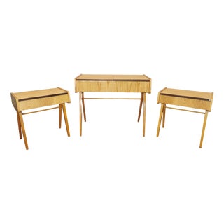 Mid-Century Desk Set by F. Jirak, Set of 3 For Sale