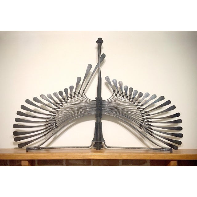 Contemporary "The Crossbow" Contemporary Minimalist Steel Sculpture For Sale - Image 3 of 12