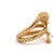 An authentic and sculptural high-jewelry serpent ring masterfully crafted in solid 18k yellow gold. Designed as an...
