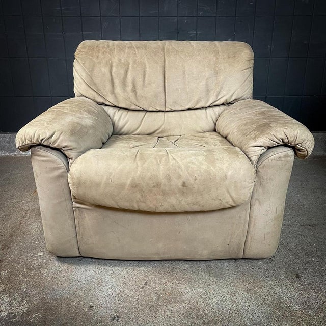 This vintage musterring armchair is from the brand: Musterring. The armchair comes from the 70s and made of leather. The...