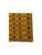 Vintage Mustard & Chocolate Geometric Double Weave Jacquard Blanket For Sale In New York - Image 6 of 6
