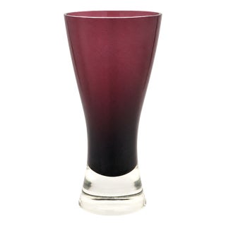 Glass Model 1369 Flindell Vase by Tamara Aladin for Riihimaki / Riihimaen Lasi Oy, Finland, 1960s For Sale
