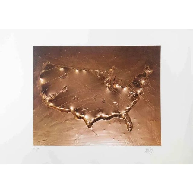 Screen print on paper realized by Aldo Palma in 2018. Hand signed and numbered in pencil. Edition of 100. Excellent...