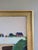 Paint Mid-Century Modern 'Hillside Houses' Vintage Original Swedish Semi-Abstract Landscape Oil Painting, Framed For Sale - Image 7 of 12