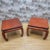 Antique Shanxi Province Red Lacquer Elm Side Tables - Pair For Sale - Image 4 of 9