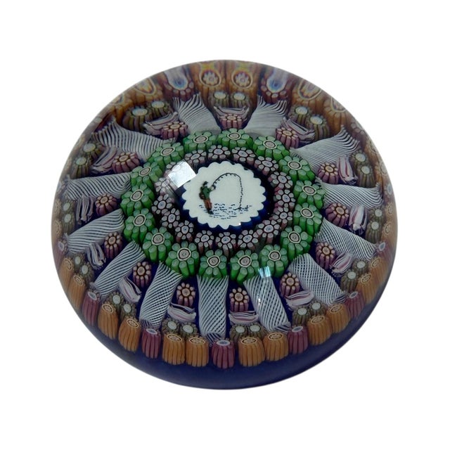 Limited Edition Perthshire Millefiori Fisherman Paperweight For Sale - Image 4 of 6