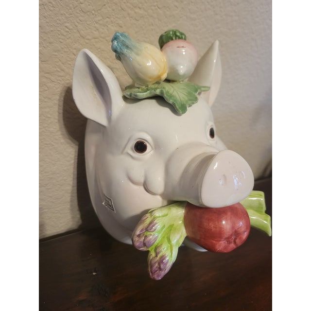 French Market Collection Fitz and Floyd Pig Head For Sale In Dallas - Image 6 of 7