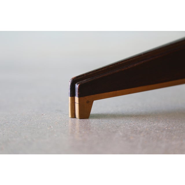 1960s Edward Wormley for Dunbar Slate Pedestal Side Table For Sale - Image 6 of 12