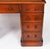Gold Vintage Flame Mahogany Twin Pedestal Desk For Sale - Image 8 of 18