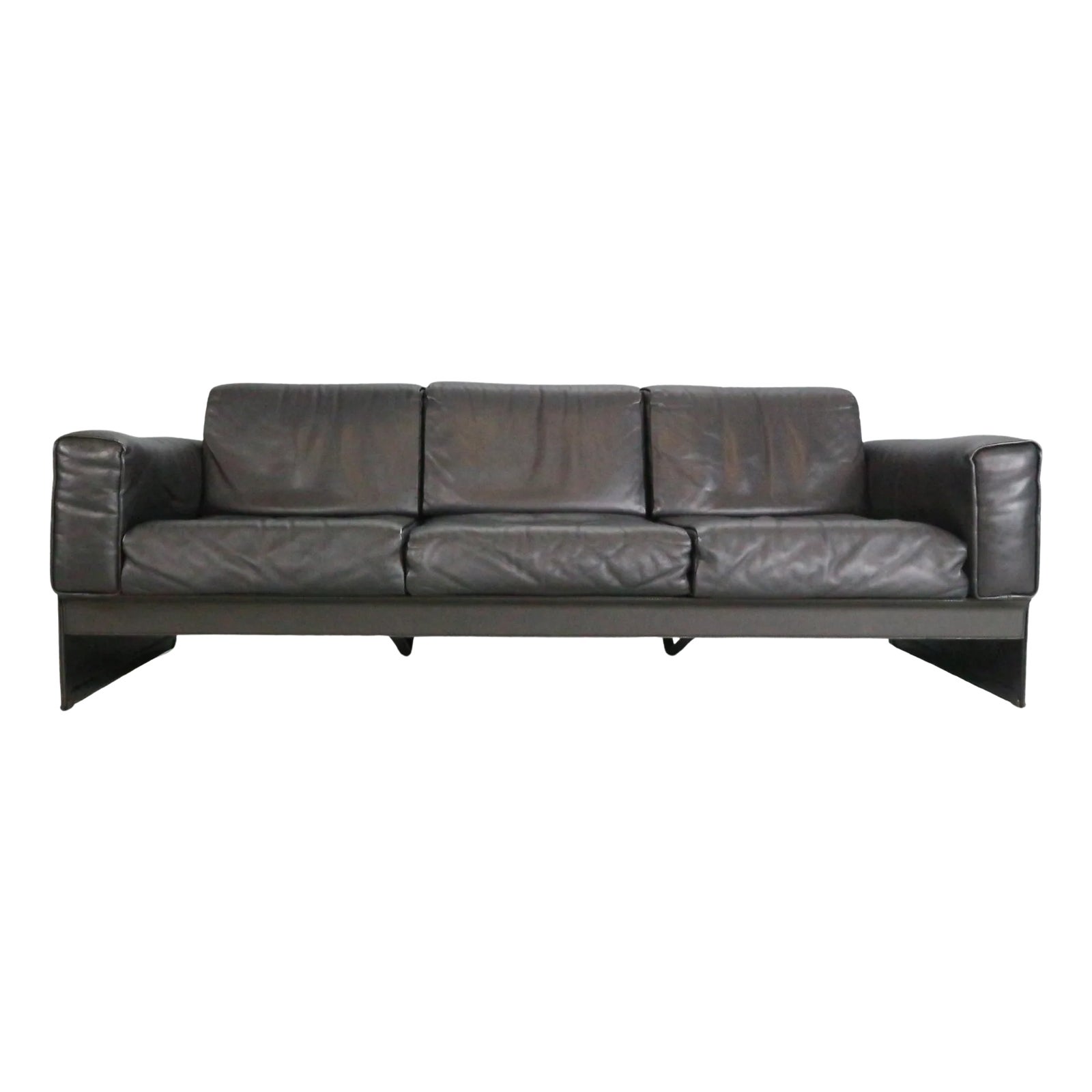 Matteo Grassi 高級カウチソファ Three-Seater Korium Sofa by Tito Agnoli for Matteo Grassi, 1970