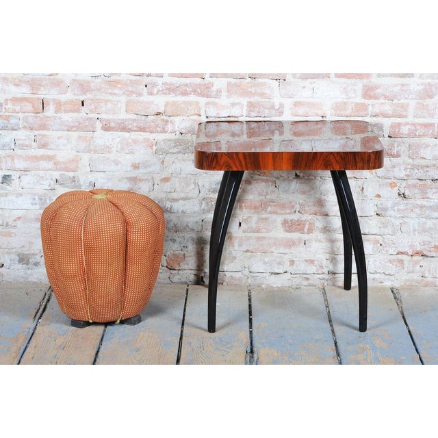 Art Deco Stool in Beech by Jindřich Halabala for Up Závody, Czech, 1930s For Sale - Image 6 of 10