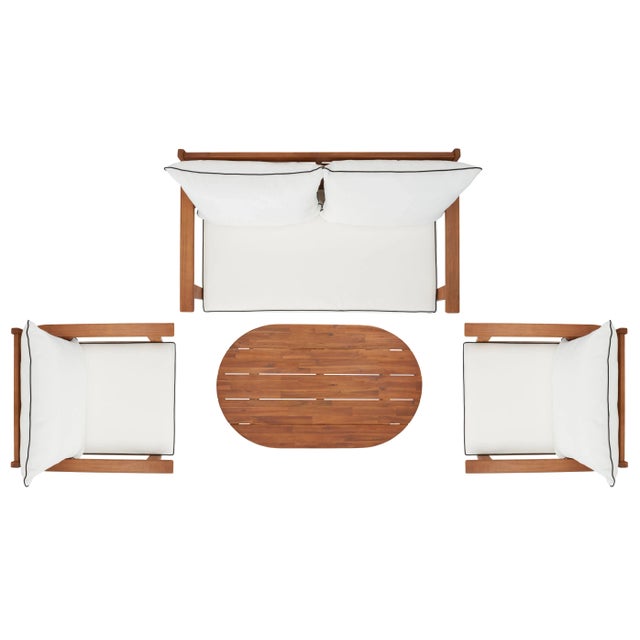 Deacon 4 Piece Living Set - Natural Beige For Sale In Philadelphia - Image 6 of 9