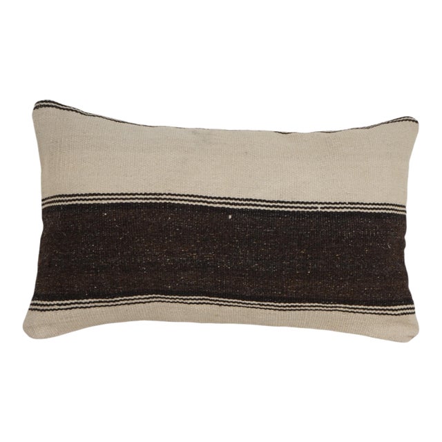Turkish Kilim Lumbar Cushion Cover For Sale
