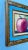 French Country Post Modern Still Life, "Apple" Oil on Canvas With Carved Wood Frame For Sale - Image 3 of 7
