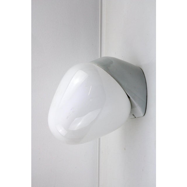 White Wall Light attributed to Wilhelm Wagenfeld for Lindner, 1949 For Sale - Image 9 of 14