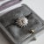 Vintage Flower Ring 18 carat gold and diamonds, Size 5.75 For Sale - Image 6 of 8