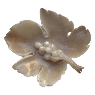 Alabaster Centerpiece with Grapes For Sale