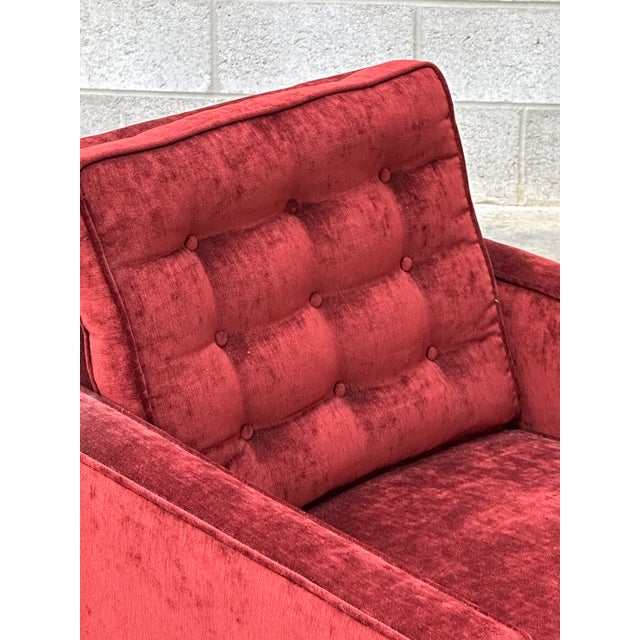 1950s Edward Wormley for Dunbar Chairs- a Pair For Sale - Image 10 of 11