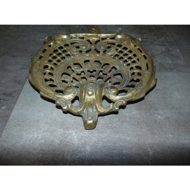 Art Nouveau Brass Fruit Bowl For Sale - Image 4 of 5