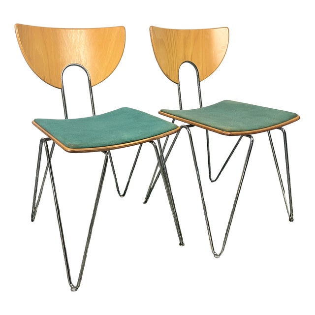 Set of Mikado Dining Chairs by Walter Leeman for Kusch + Co For Sale