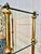 Mid-Century Brass Glass Étagère Bookcase Display For Sale - Image 4 of 17