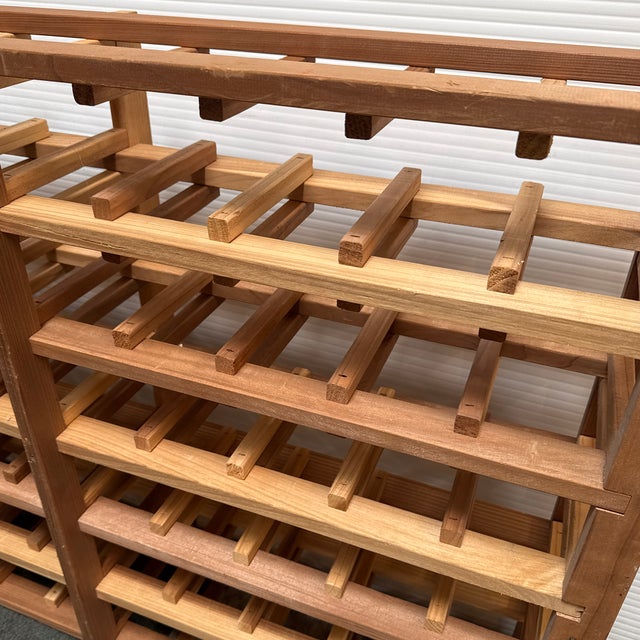 Pine Wood Wine Rack For Sale - Image 11 of 12