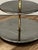 Vintage Kromex Tidbit Tray Two Tier Stainless Gold Tone Center Post For Sale - Image 11 of 14