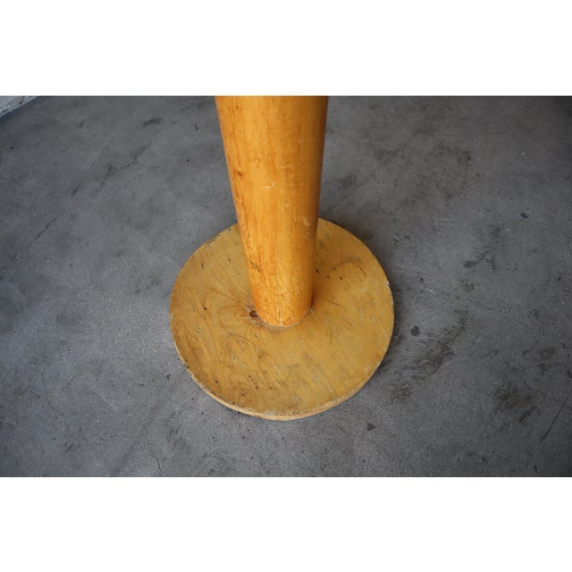 1990s Vintage Solid Pine Wood Sculpture Coat Rack For Sale - Image 5 of 7