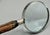 Metal Antique Sterling Silver & Stag Horn Magnifying Glass Hallmarks For Sale - Image 7 of 8
