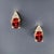 2010s Natural Tourmaline Diamond Earrings 14k Gold 1.87 TCW Certified For Sale - Image 5 of 8