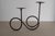 Vintage Double Loop Metal Candleholder For Sale In New York - Image 6 of 8
