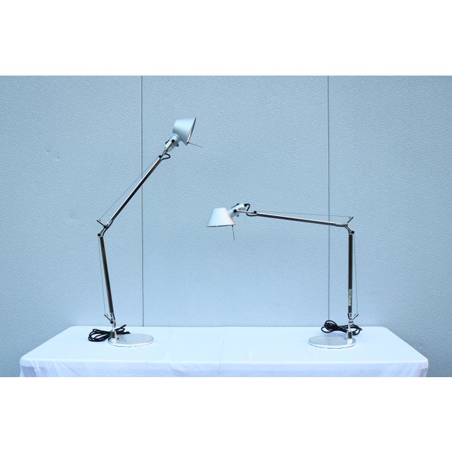 Metal Artemide Tolomeo Classic Table Lamp Design Michele De Lucchi & Giancarlo Fassina For Sale - Image 7 of 18