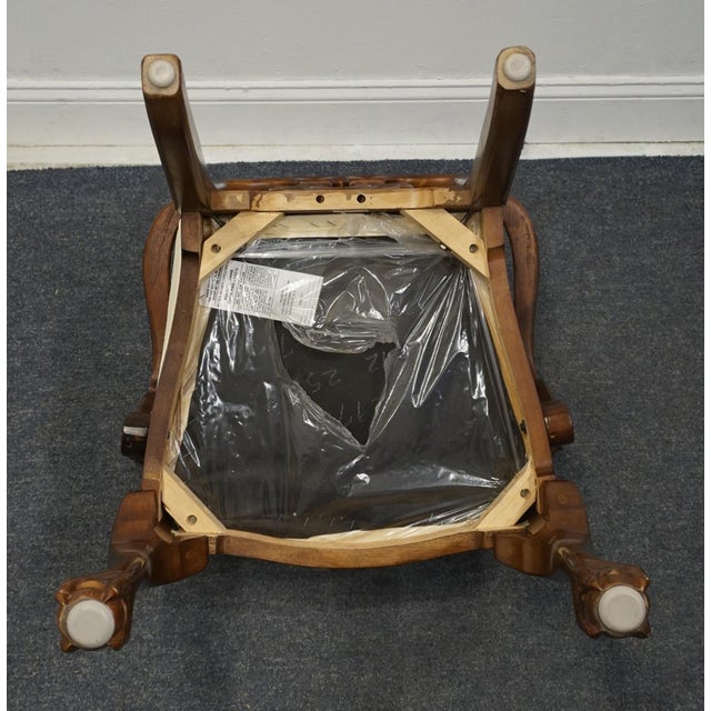 Brown Universal Furniture Mahogany Contemporary Traditional Chippendale Style Dining Arm Chair For Sale - Image 8 of 10