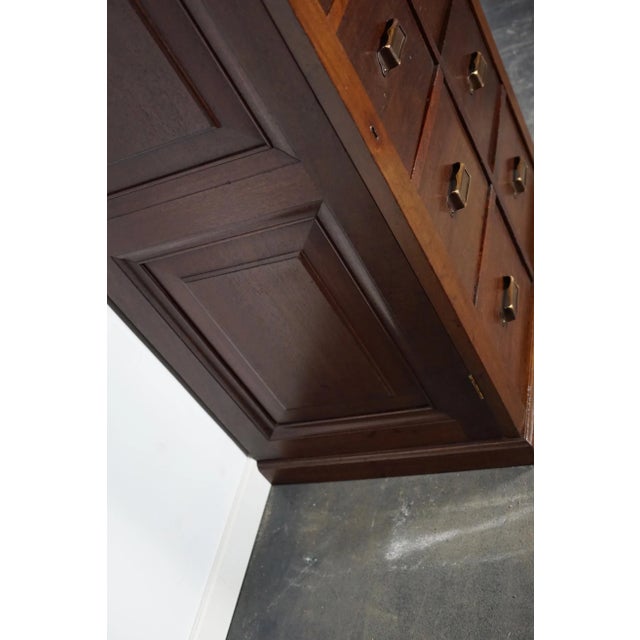 Dutch Mahogany Bank of Drawers, 1930s For Sale - Image 9 of 18