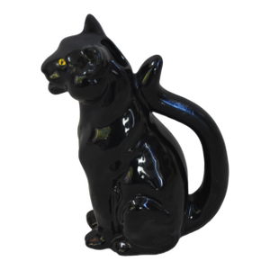 Vintage Italian r.e.m.o Black Cat Pitcher