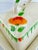 English Vintage 1940's Hand Painted Poppy Ceramic Butter Dish For Sale - Image 3 of 11