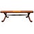 Wood Late 20th Century Neoclassical Flame Mahogany & Satinwood Inlaid Curule Coffee Table For Sale - Image 7 of 18