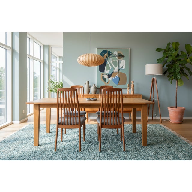 Brown Dining Chair in Teak from Schou Andersen Møbelfabrik, Denmark, 1960s For Sale - Image 8 of 9