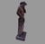 Antique C1920 Carved Mahogany Will Rogers Ziegfeld Follies Cowboy Figure 14” For Sale - Image 4 of 12