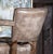 Wood Chisum Slate Barstool | Leather | Tufted | Swivel | Modern Rustic | Arms | Grey | Taupe For Sale - Image 7 of 9