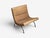 Milo Baughman, Scoop Lounge Chair, Iron, Brown Fabric, Usa, 1950s For Sale - Image 4 of 10