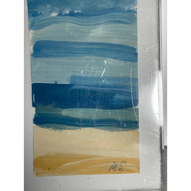 2000 - 2009 Abstract Dyptich Sunny Isles Beach in Acrylic Frame For Sale - Image 5 of 6