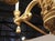 Early 20th Century Large Early 1900s Painted and Gilded Wooden Chandelier From Italy, 72.5 X 49 In For Sale - Image 5 of 18