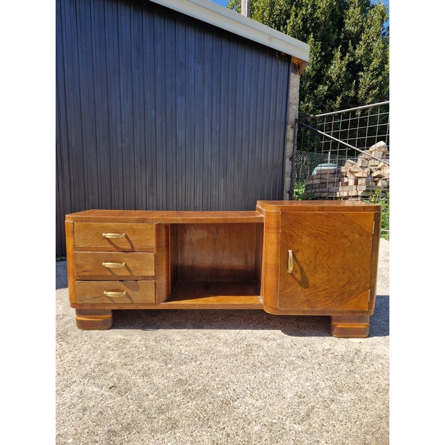 1930s Art Deco Briar Console Table, 1930s For Sale - Image 5 of 15