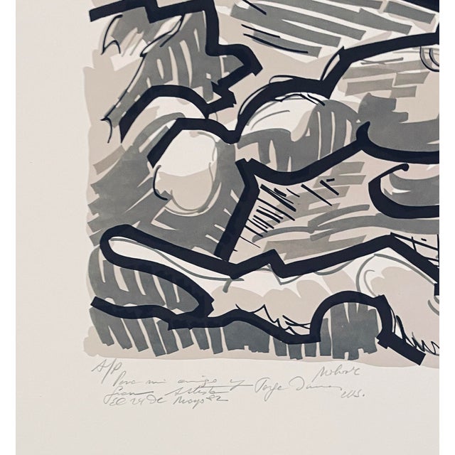 Marius Sznajderman (1926-2018) lithograph on paper. Signed, marked as a AP, and inscribed & titled illegibly. Sheet size:...