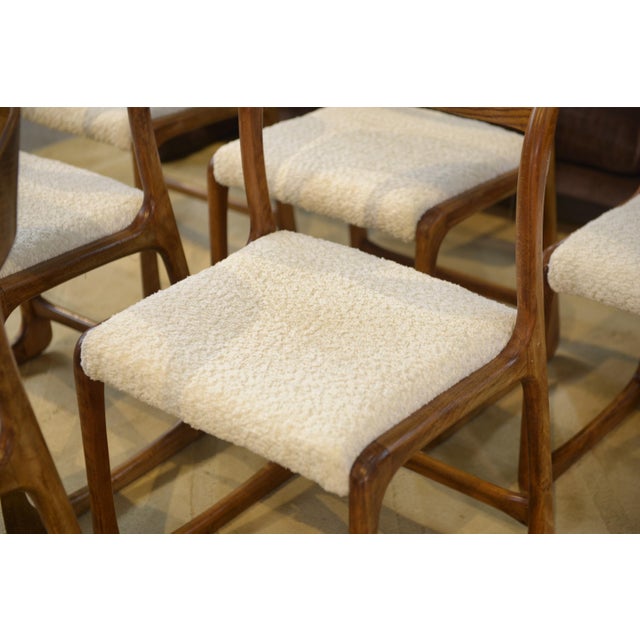 Sleigh Chairs from Baumann, 1960s, Set of 6 For Sale - Image 11 of 13