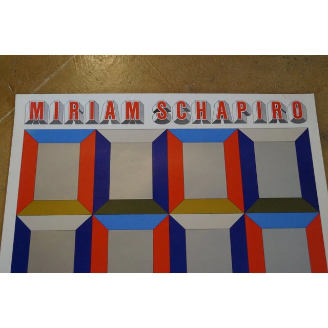 1960s Miriam Schapiro Offset Lithograph - Silver Windows For Sale In San Antonio - Image 6 of 7